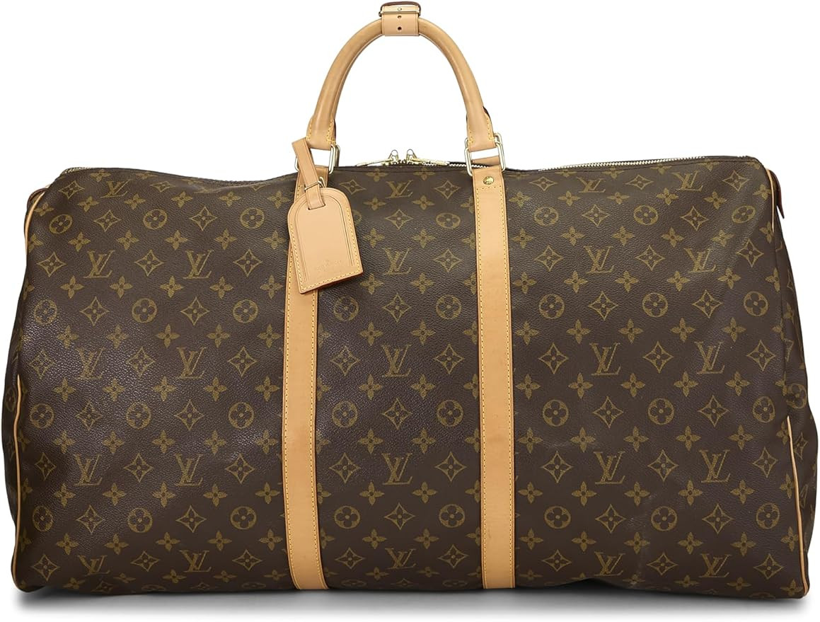 Amazon.com: Louis Vuitton, Pre-Loved Monogram Canvas Keepall 60, Brown : Amazon Luxury | Amazon (US)