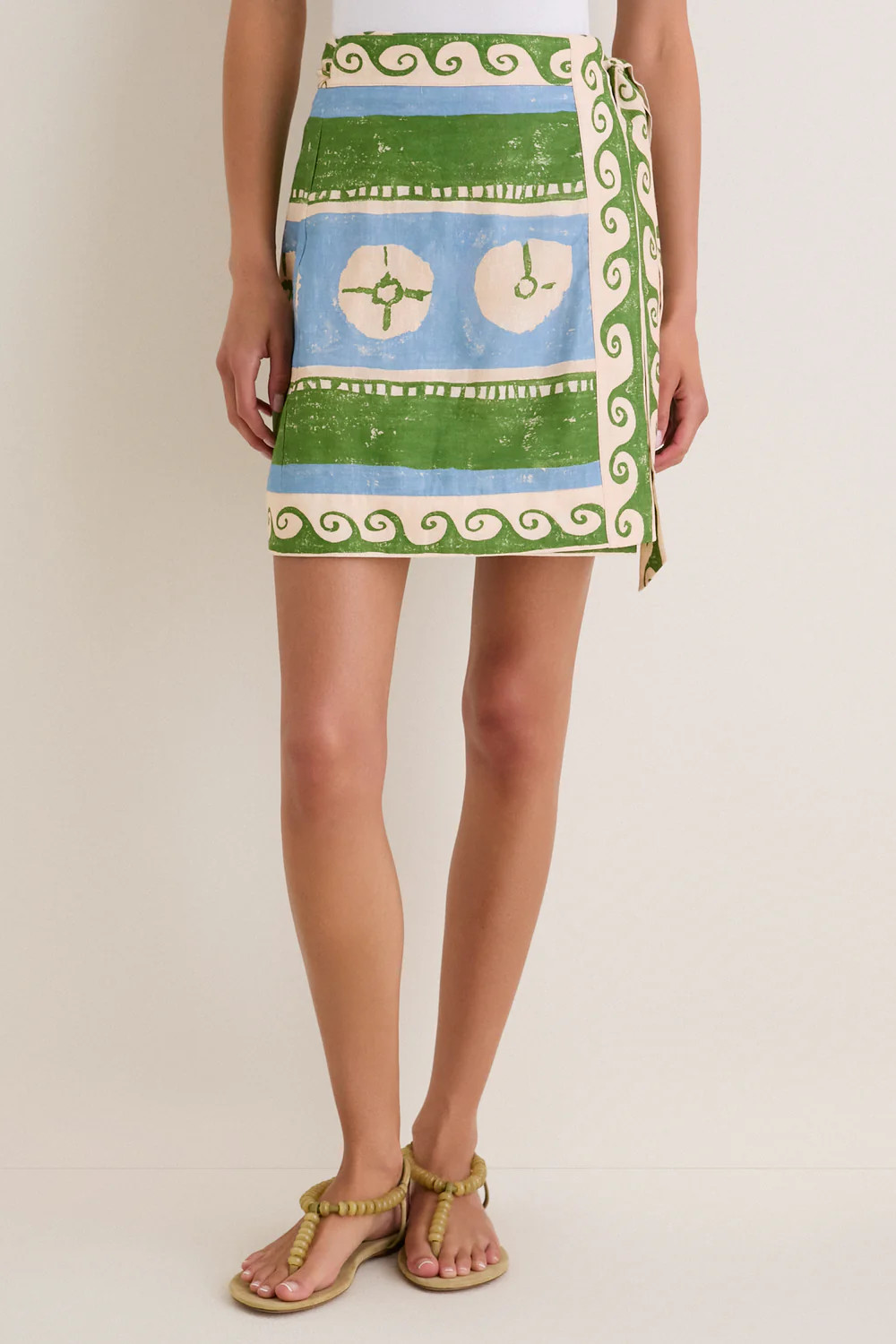 Olympia Fresco Payton Wrap Mini Skirt | Tuckernuck (US)