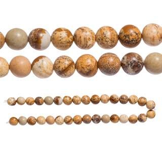 Natural Picture Jasper Round Beads, 8mm by Bead Landing™ | Michaels Stores