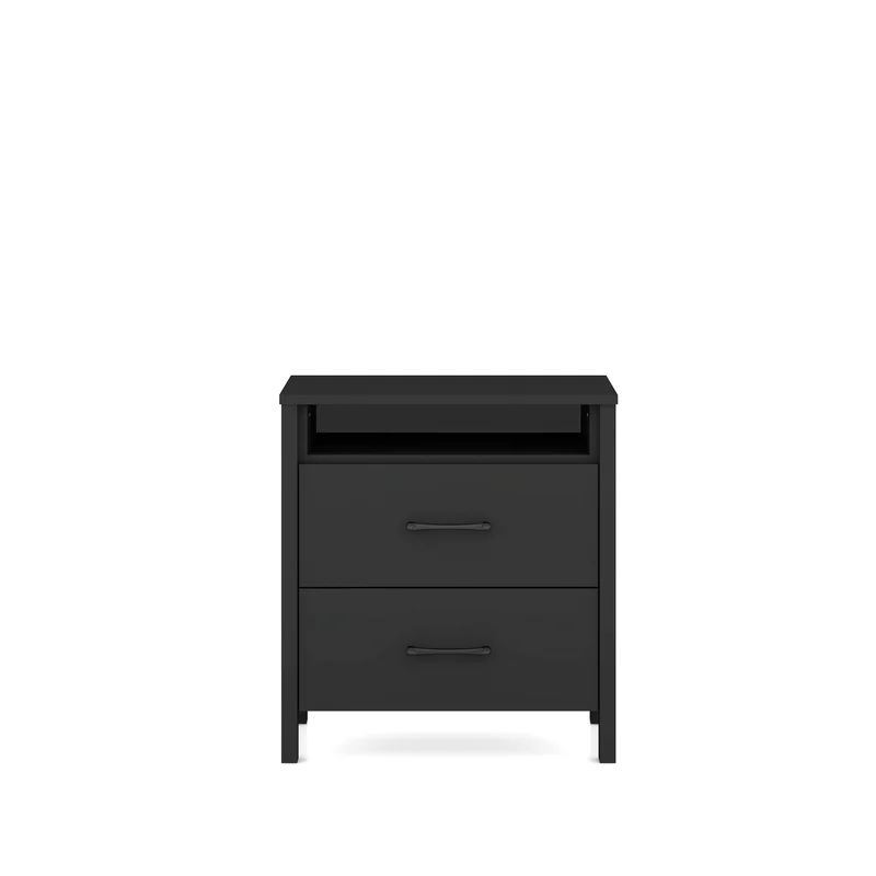 Chivonne 22.7" 2  Drawer Nightstand | Wayfair North America