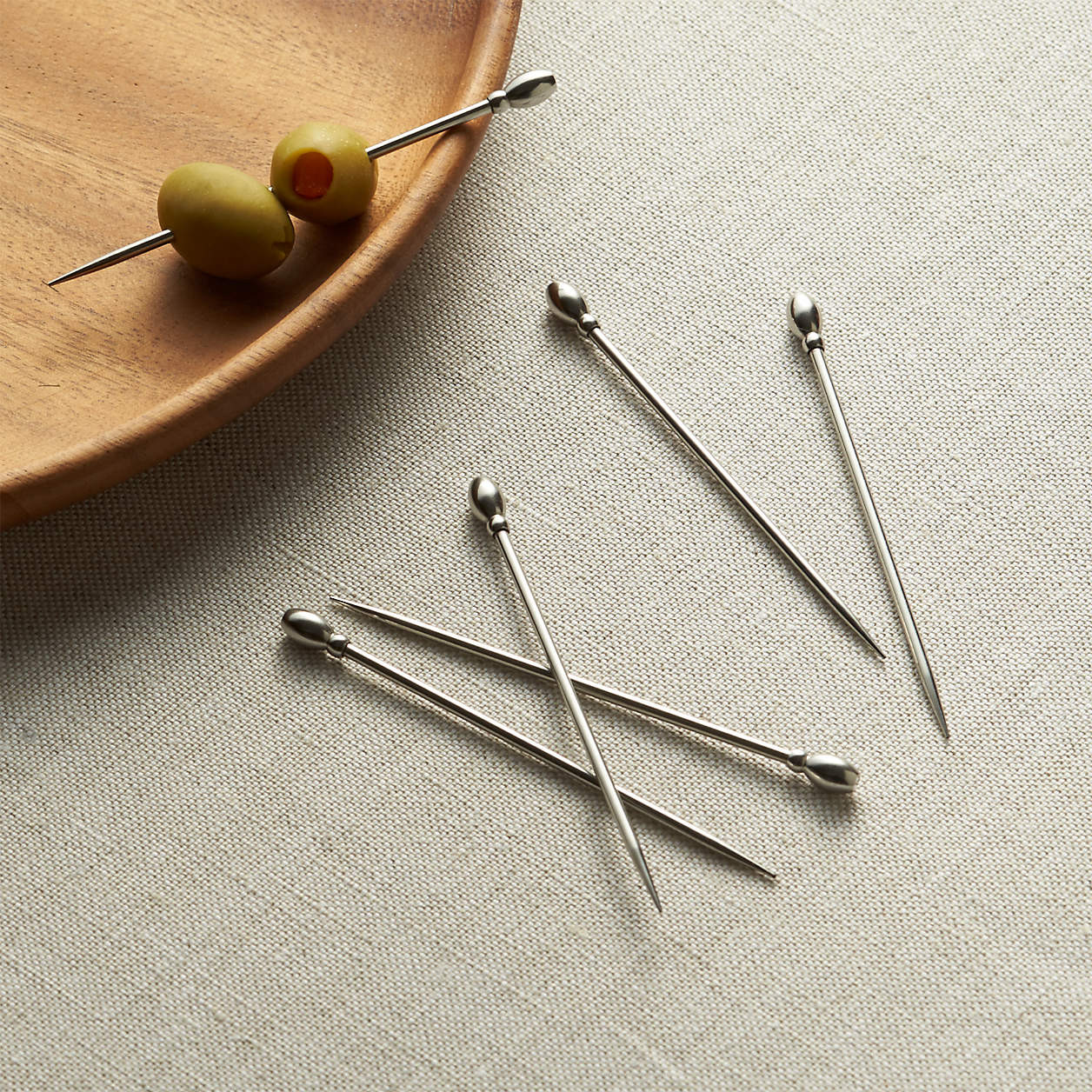 Set of 6 Cocktail Picks + Reviews | Crate & Barrel | Crate & Barrel