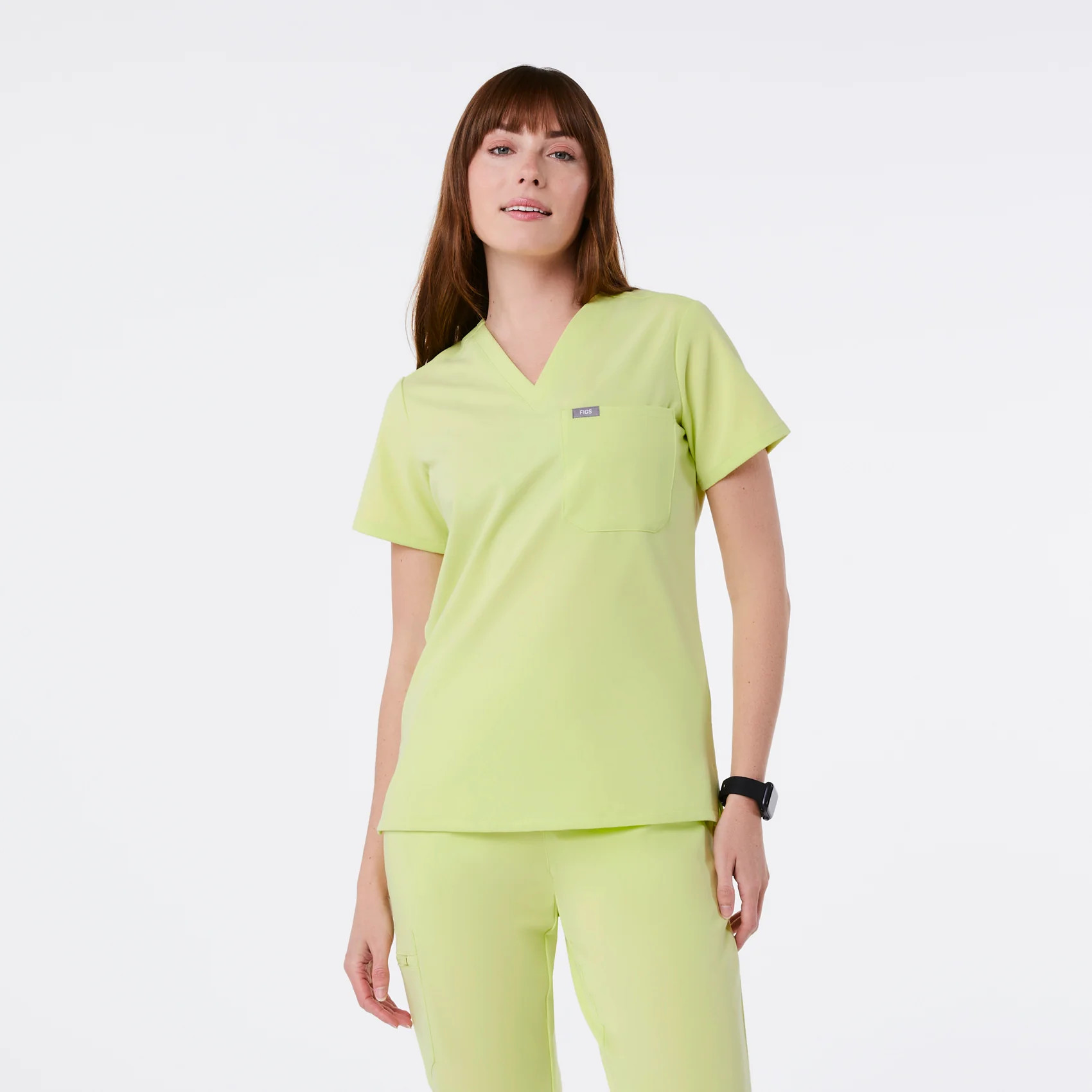 Women's Catarina One-Pocket Scrub Top™ - Sea Mist · FIGS | FIGS