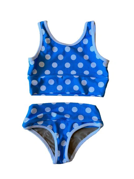 Mini Lain Bikini Set- Sandy Doll X LainSnow- Blue Polka Dot | LainSnow