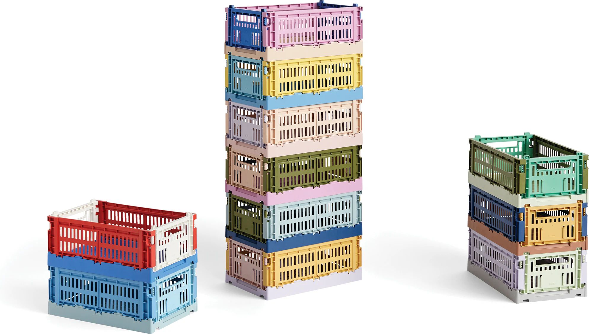 Recycled Mixed Color Crate | Design Within Reach