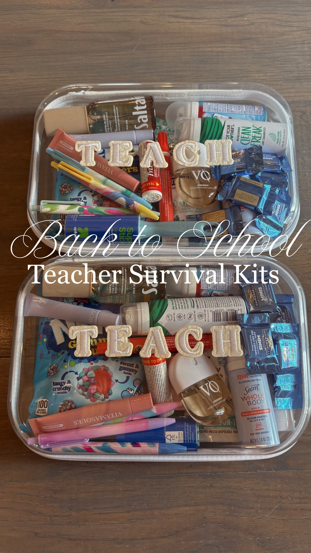 Back to School Teacher Survival Kits

I think these are perfect for the start of the year gifts because they will use all of it and it is a thoughtful gift!
#backtoschool #teachergift #teachersurvivalkit #teachergift #backtoschoolgift #survivalkit #essentials

#LTKvlog #LTKSeasonal #LTKOver40