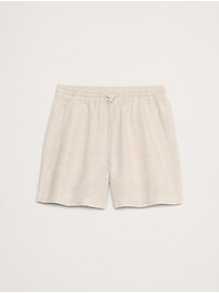 Linen Pull-On 4" Short | Banana Republic (CA)