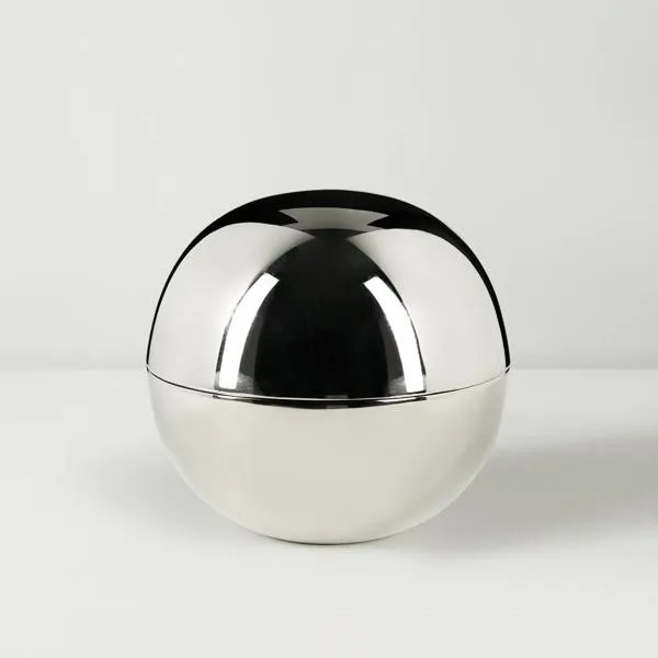 Orion Box | Silver | Décor Box | Z Gallerie | Small 5"W x 5"D x 5"H | Aluminum | Z Gallerie