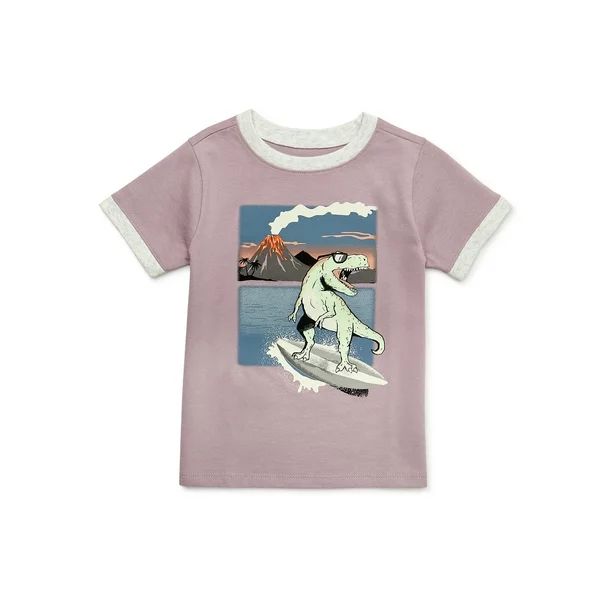 Garanimals Toddler Boy Graphic Tee with Short Sleeves, Sizes 12M-5T | Walmart (US)