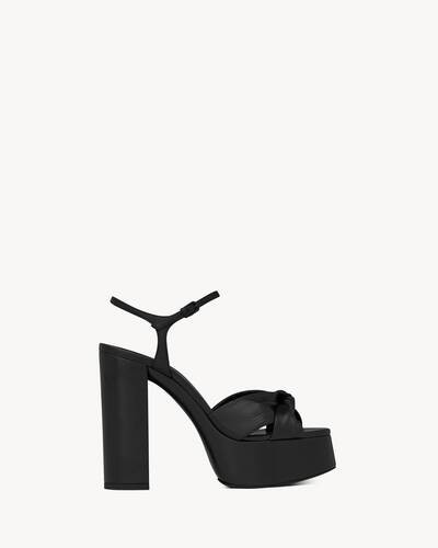 bianca platform sandals in smooth leather | Saint Laurent Inc. (Global)