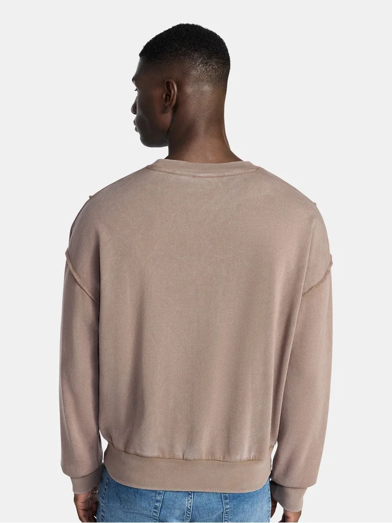 Tupac Men's and Big Men's Crewneck Sweatshirt with Long Sleeves, Sizes XS-3XL | Walmart (US)