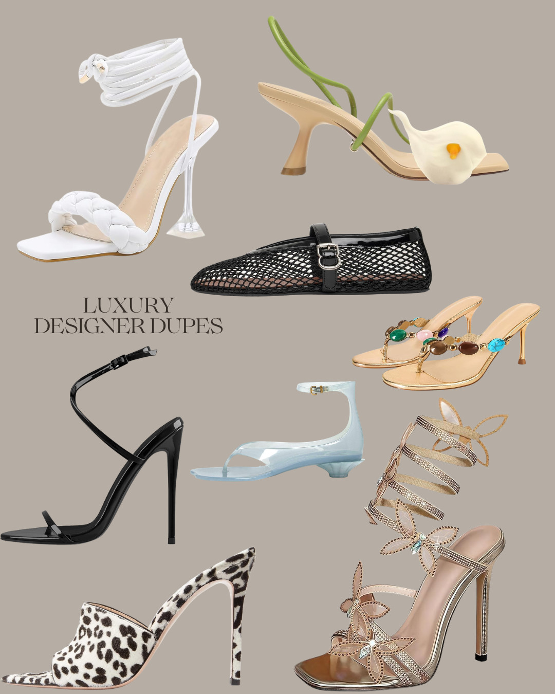 Luxury Designer Dupes - Shoe Edition  

 #LTKeurope #LTKshoes #LTKsummer