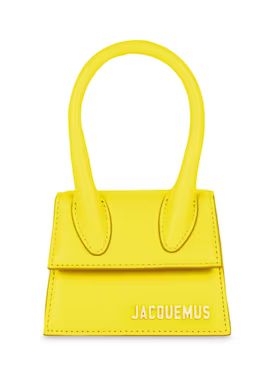 Jacquemus - Le chiquito leather top handle bag - Yellow | Luisaviaroma | Luisaviaroma