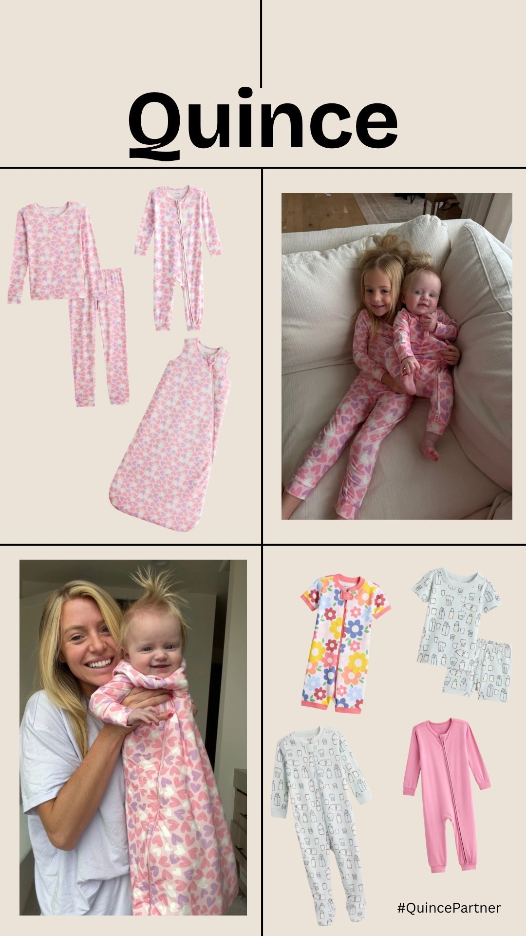 Current favorite baby/toddler Jammie’s & sleep bags! @onequince #quincepartner