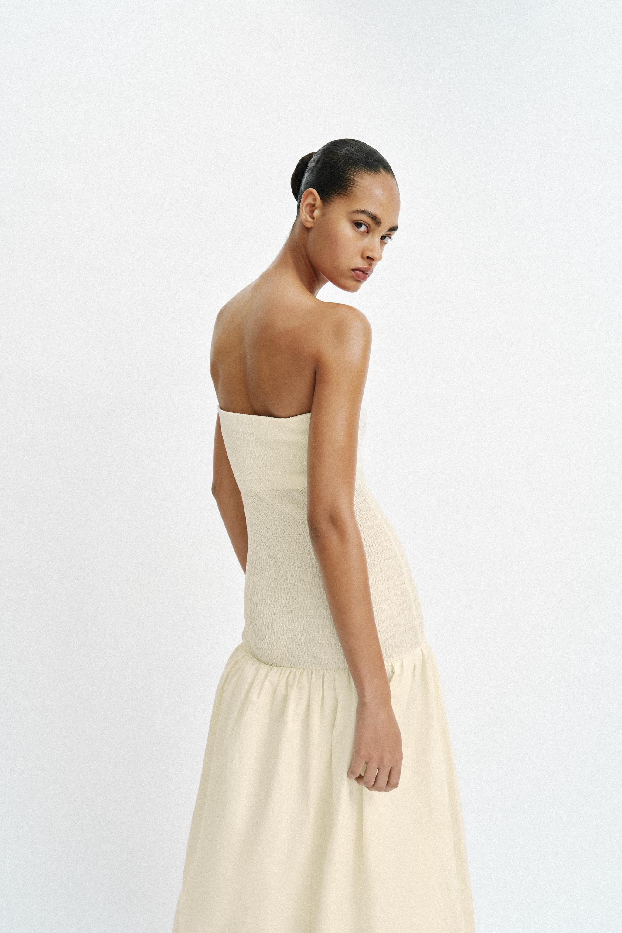 COMBINED BANDEAU DRESS | Zara UK