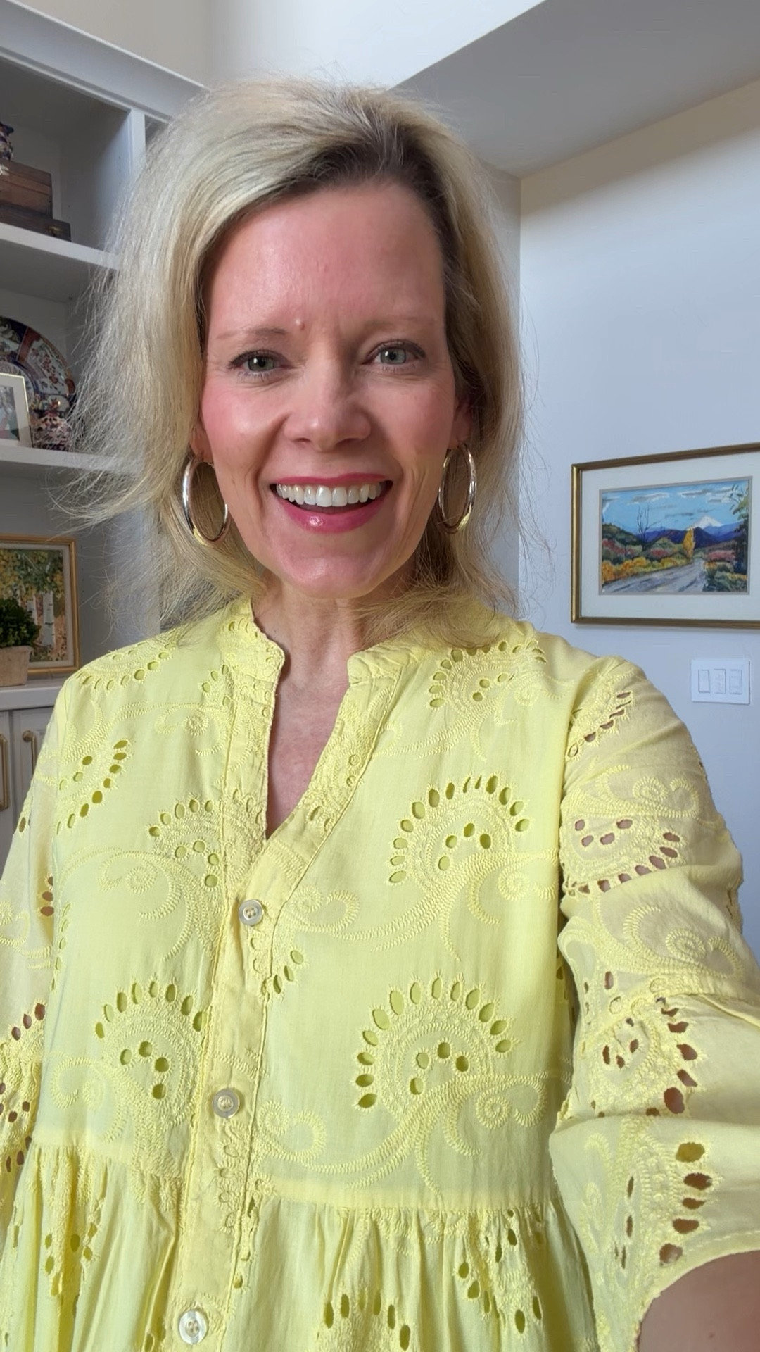 Love this inexpensive eyelet dress from Amazon. It fits true to size comes in tons of colors!  It is the perfect spring dress!
￼
￼

#LTKdayinmylife #LTKOver40 #LTKSeasonal