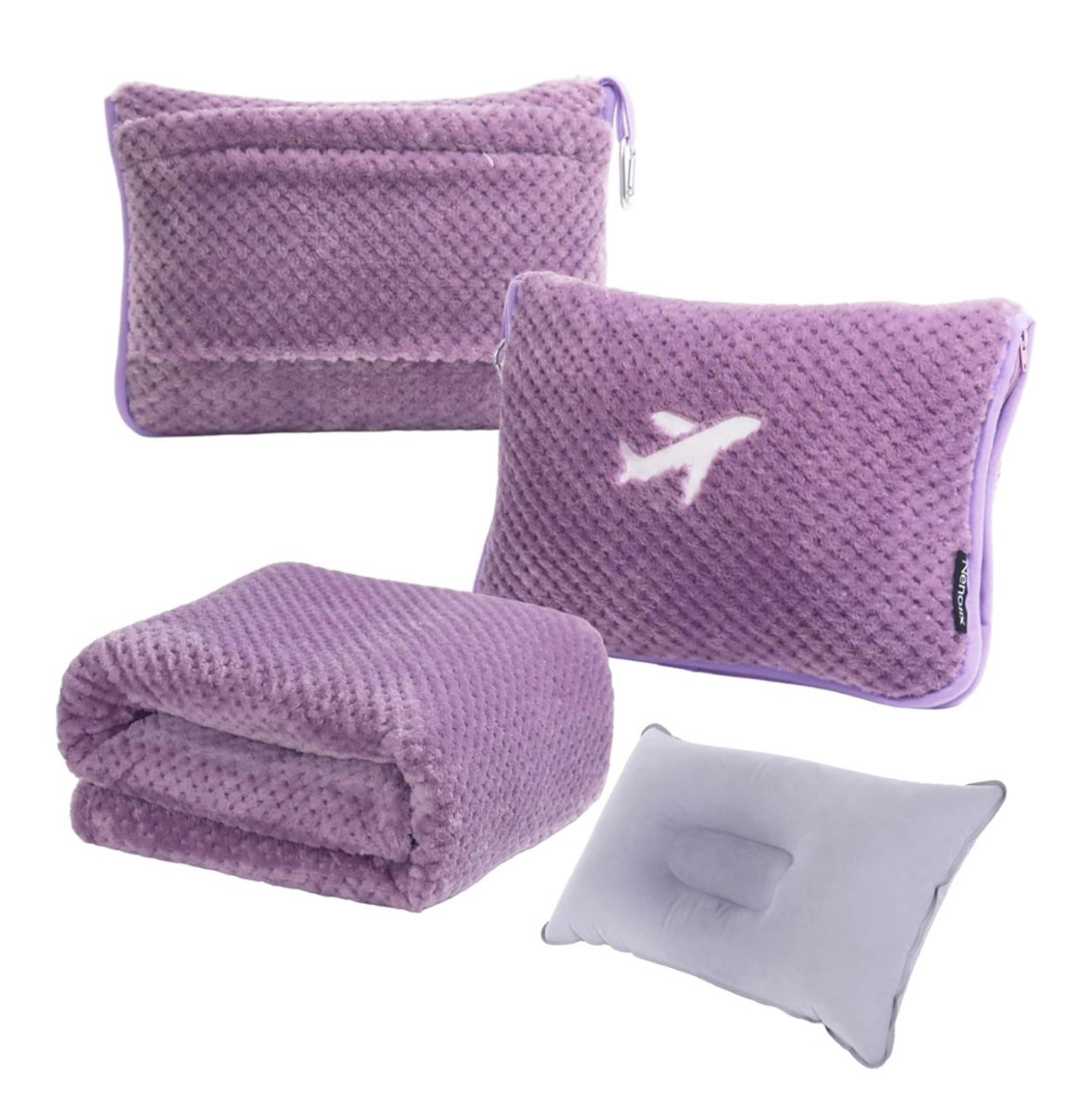 Ordered my kids these for Spring Break travel and they are 👌🏻.

✅ Under $30
✅ super soft fleece blanket
✅ inflatable pillow
✅ carry bag with zipper pocket & luggage sleeve

#LTKSaleAlert #LTKTravel #LTKFamily
