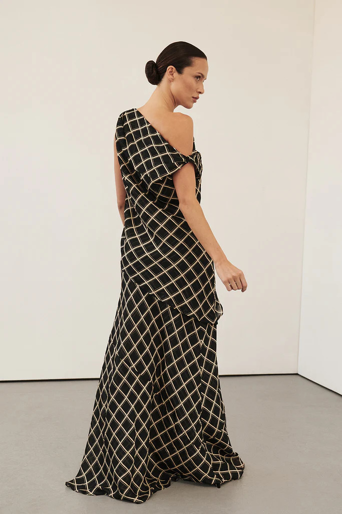 ARLINGTON BLACK MIDI SKIRT | DISSH