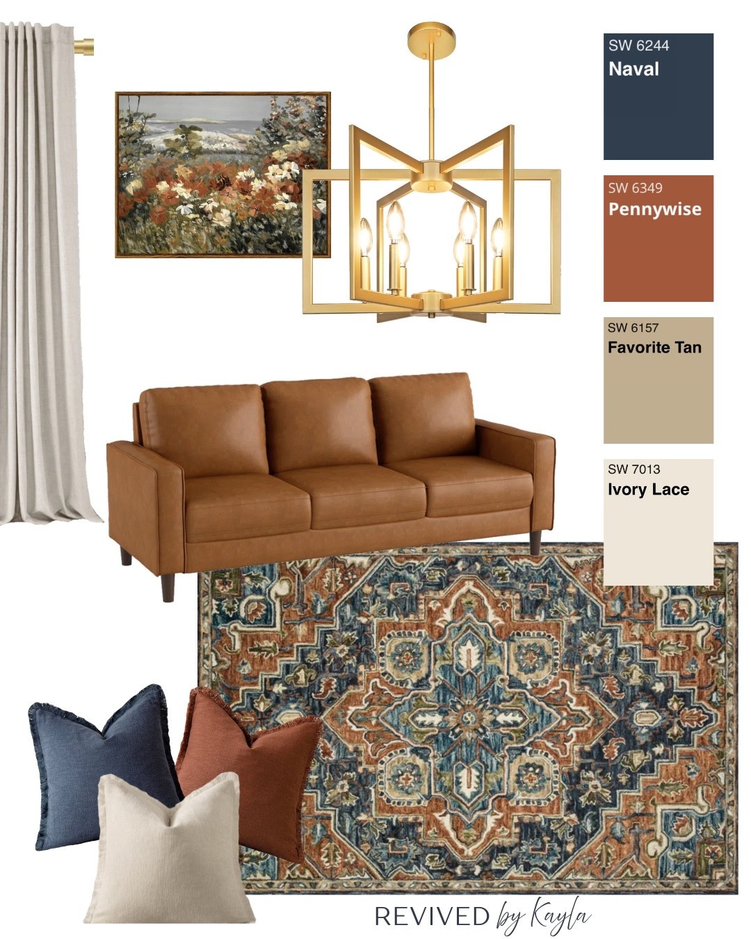 Navy blue and rust orange living room design with paint colors from Sherwin Williams 🍂  

#livingroomdecor #livingroomdesign #homedesign #homedecor #homeinspo #inspiration #home #amazon #wayfair #interiordesign #homedecorinspo

#LTKFindsUnder50 #LTKFindsUnder100 #LTKHome