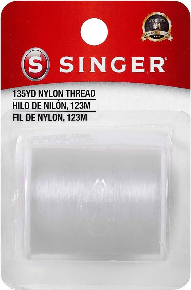 SINGER 00260 Clear Invisible Nylon Thread, 135-Yard | Amazon (US)