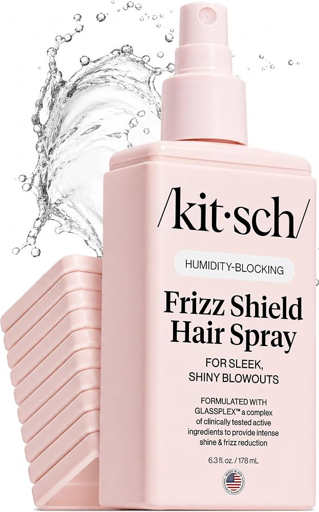 Kitsch Frizz Shield Hair Spray - Frizz Control Hairspray - 6.3 oz | Amazon (US)