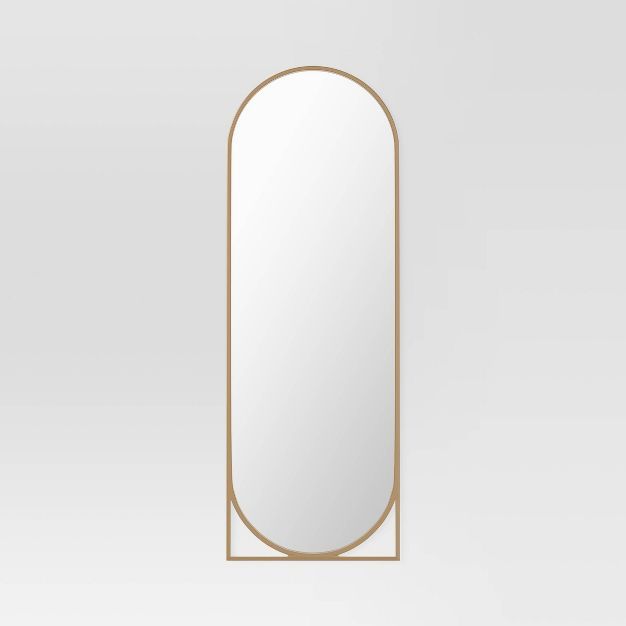 20" x 58" Full Length Floor Mirror Gold - Threshold™ | Target