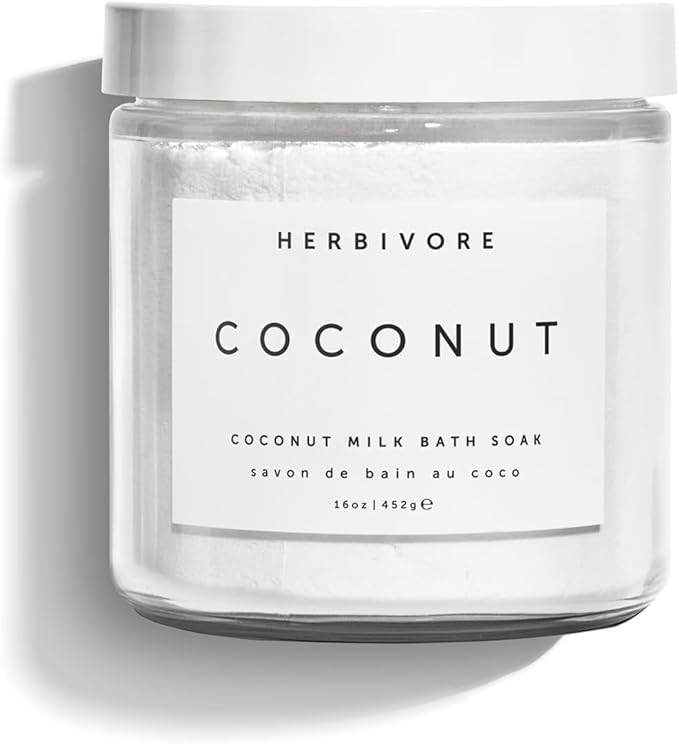 HERBIVORE Coconut Milk Bath Soak | Deeply Hydrating + Skin Softening, Soothing Light Coconut Scen... | Amazon (US)