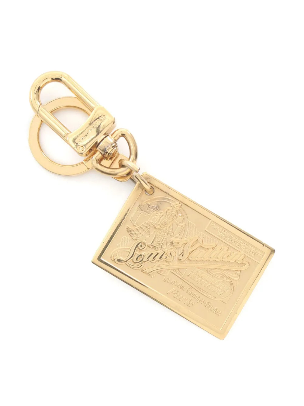 Louis Vuitton Pre-Owned 2000s Gene Keyring | Gold | FARFETCH UK | Farfetch Global