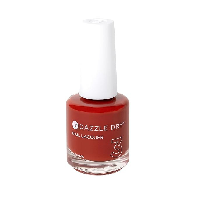 Dazzle Dry Nail Lacquer (Step 3) - Ember - A burnt red with subtle orange undertones. Full covera... | Amazon (US)