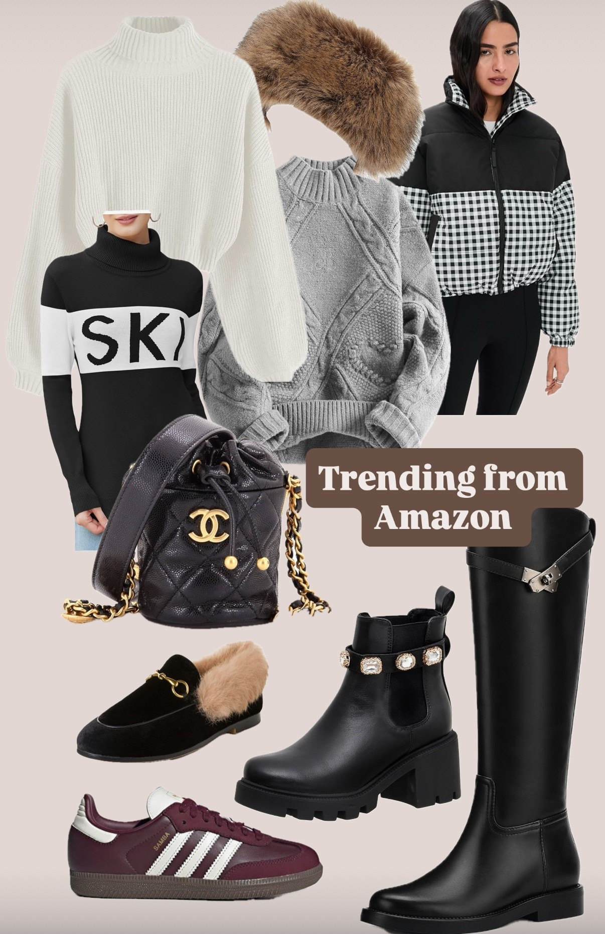 Amazon finds
Trending 
Cozy 
Apres ski 

#LTKGiftGuide #LTKSeasonal #LTKSaleAlert