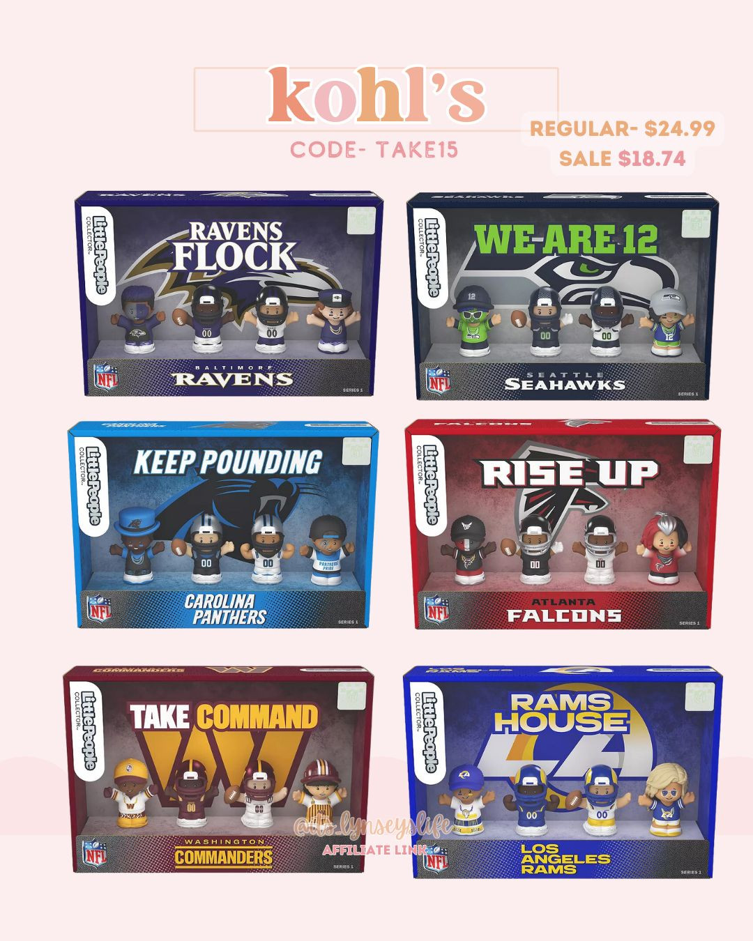 Little People NFL Little People 🏈

Kohl’s Sale- CODE: TAKE15 

Little People | NFL | NFL Little People | Toys | Football | 

#LTKGiftGuide #LTKSaleAlert #LTKKids