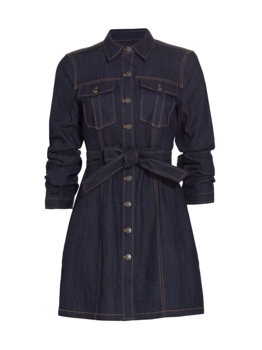 Clea Denim Minidress | Saks Fifth Avenue