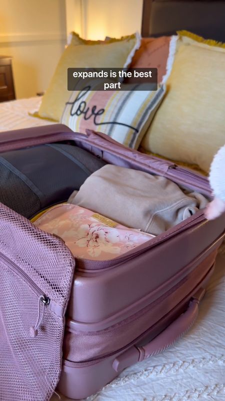 Packing really is better with @biaggi_luggage! 

I’m so excited to have this new Biaggi Runway suitcase and packing cubes - my packing strategies are already more organized with these! 

I went on a trip last month and didn’t have this travel system yet, but I wish I did!  This suitcase is probably the most convenient carryon suitcase I’ve ever owned, and I can’t wait to show you why!

Being on my journey of decluttering, it’s important for me to let go of old things whenever I get something new.  SO, I’m letting go of an old suitcase that we just don’t use anymore!  It’s not practical for us to keep because its so small, it does not expand, and it’s just not compatible with our lifestyle.

What kind of packer are you?  Messy or organized? 

If you want to get one of these for yourself, they’re officially back in stock!  Head to my linktree and use code “ABBIE_15” for 15% off! ♥️

#betterwithbiaggi #organizedhome #organizedtravel #organizedtips #organizedwife #organizedmom #traveltiktok #travellifehacks #sharktank #travelinghacks #outwiththeoldinwiththenew #declutterwithme #declutteringmotivation #chicpeach #chicpeachaf #abbiechicpeach #declutteryourlife #declutteringtips #declutteryourhome #fyptravel #asmr #unboxing #unboxingasmr 

#LTKtravel #LTKstyletip #LTKitbag