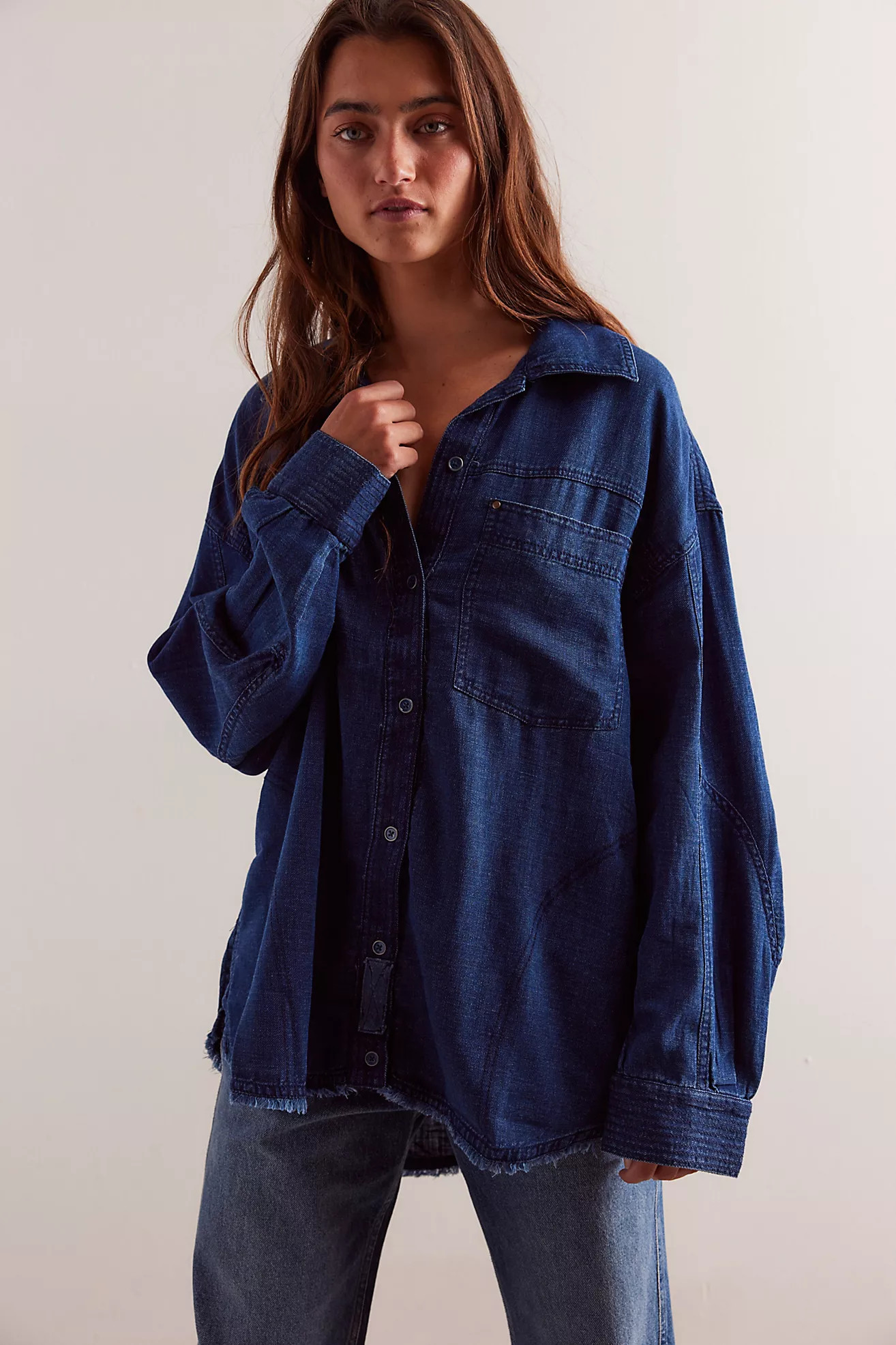 We The Free Pajama Denim Shirt | Free People (Global - UK&FR Excluded)