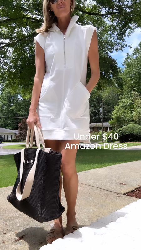 Obsessed with this dress. Under $40 and one of the best fitting athleisure / cotton dresses I have tried from Amazon! Don’t miss on this one. Size small. 

#LTKFindsUnder50 #LTKVideo #LTKStyleTip