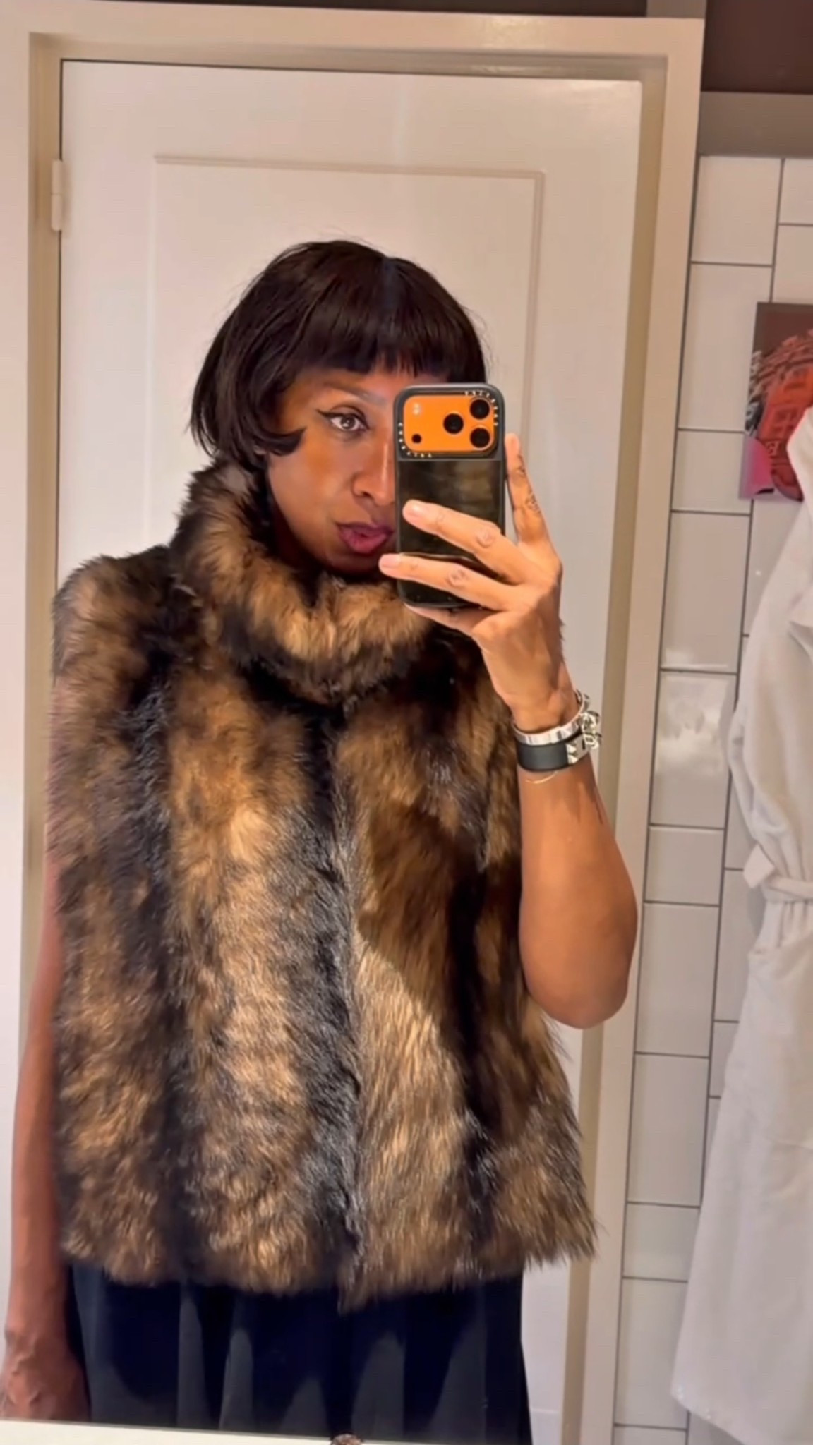 Get a fur gilet and thank me later 