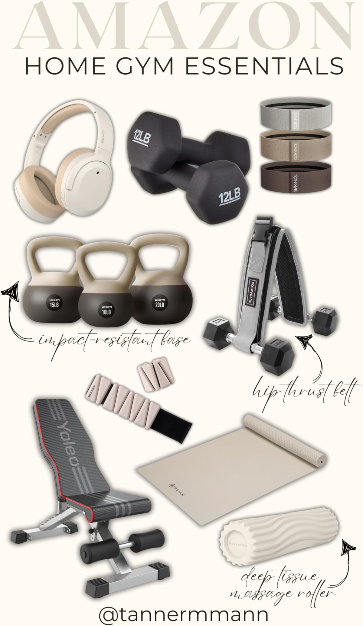 WeGym Soft Kettlebells with Cushioned Impact-Resistant Base and Anti-Slip, Wide-Grip Handle for Home Workouts, Weightlifting, and Full Body Strength Training | Amazon (US)