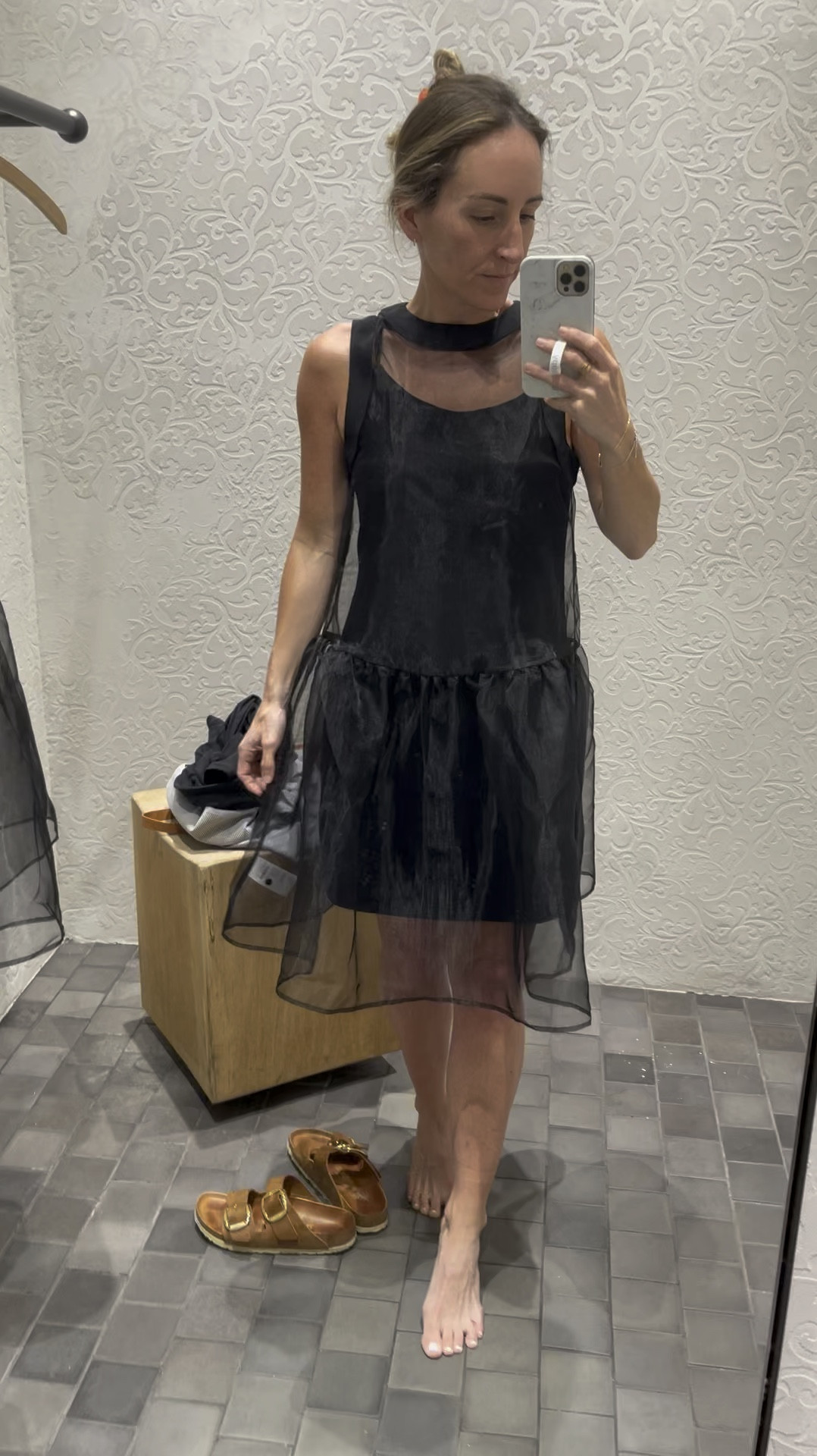 gina asymmetric mini dress black Hyacinth House Black Asymmetrical Angelique Mini Dress Black / XS