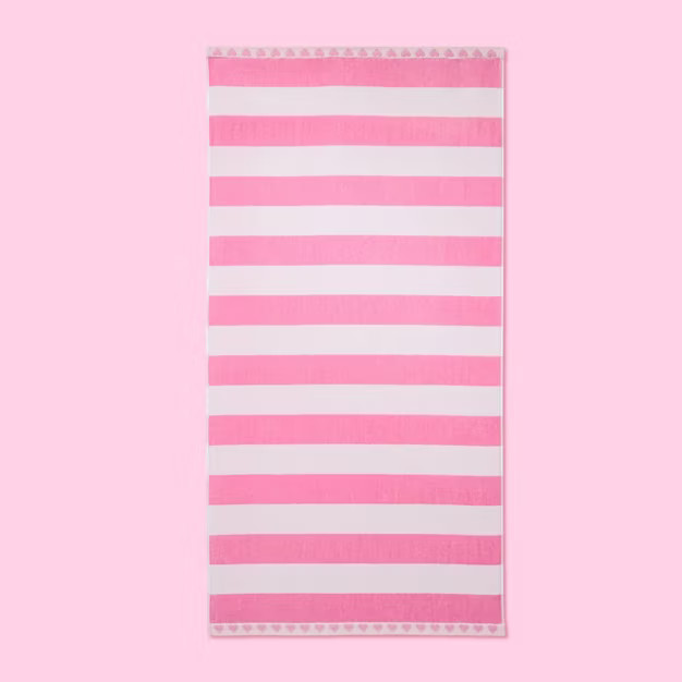 Striped Beach Towel Pink - Stoney Clover Lane x Target | Target