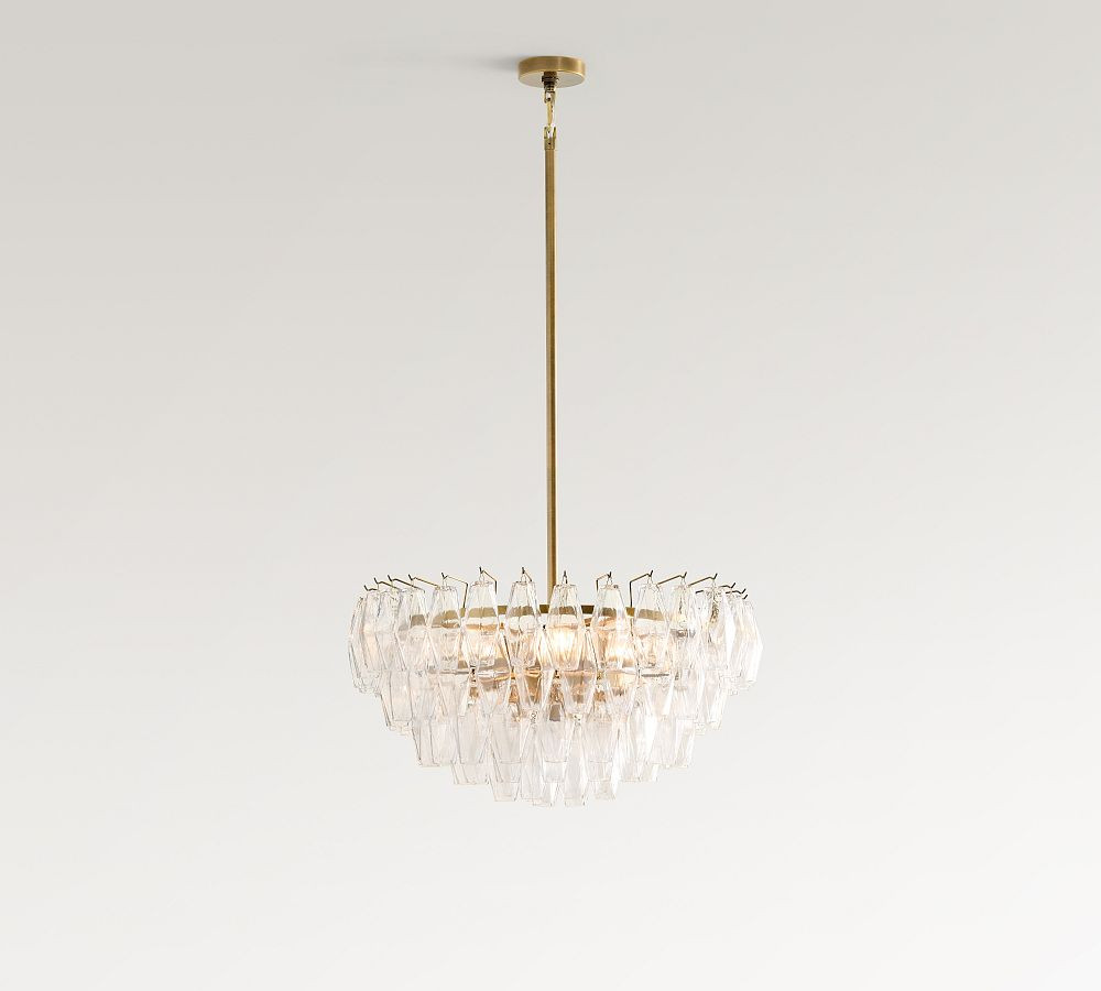 Florence Crystal Round Chandelier (29"-38") | Pottery Barn (US)