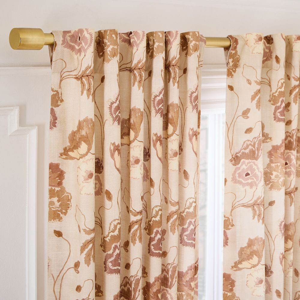 Poppy Blooms Curtain | West Elm (US)