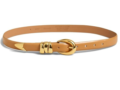 Madewell Women's Triple Metal Keeper Belt | Amazon (US)