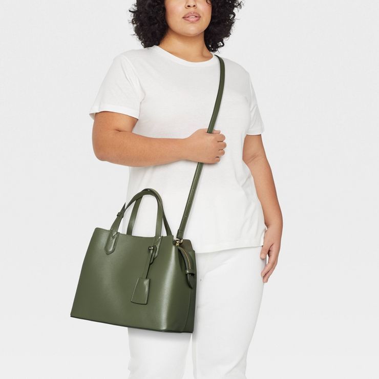 Triple Compartment Satchel Handbag - A New Day™ | Target