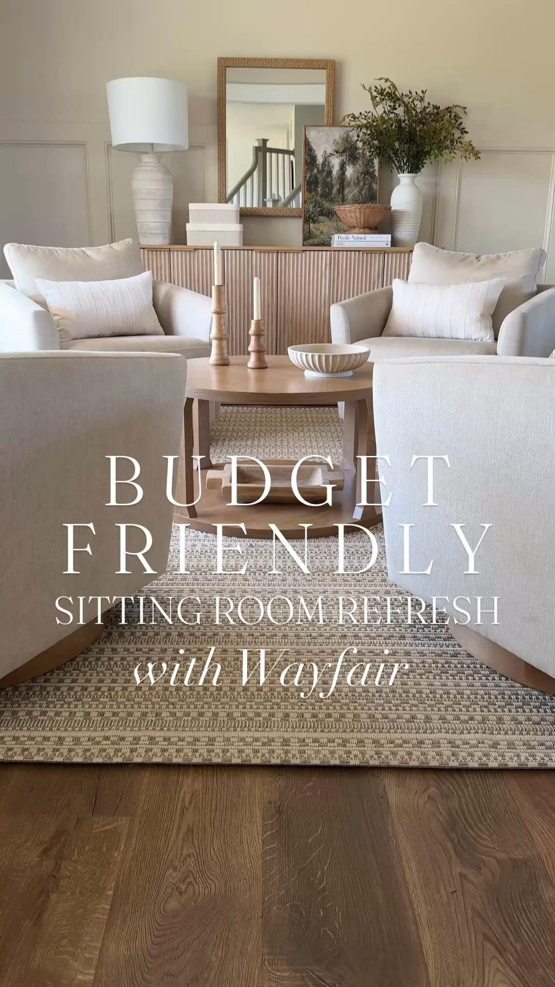 Budget friendly sitting room / living room inspo, chairs are sadly discontinued 

Coffee table, round coffee table, area rugs sideboard, home decor, table decor

#LTKSaleAlert #LTKHome