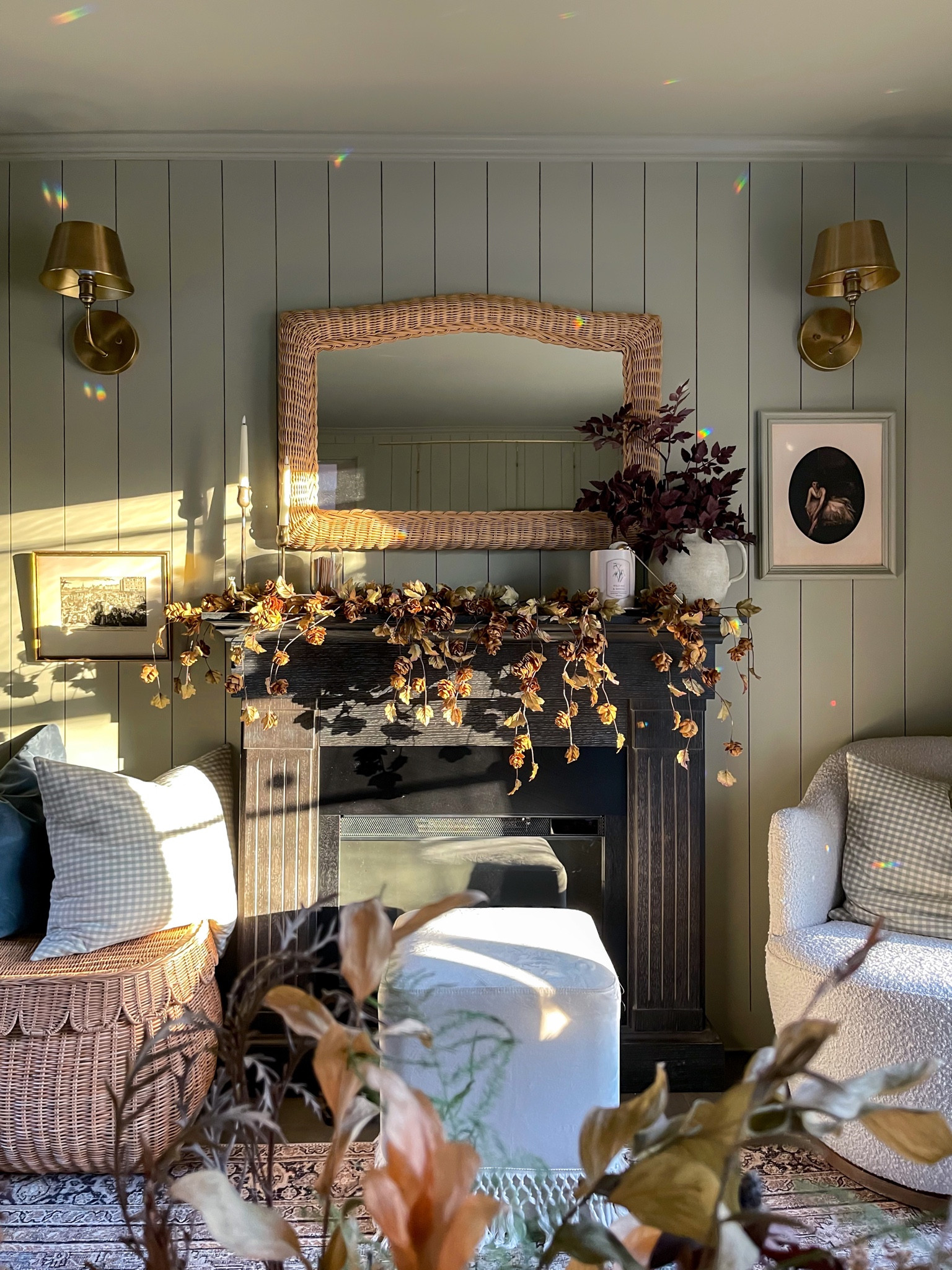 My brain is mush today. ✨ So here’s a pretty picture of our den that I snapped this morning when it was sunny and I’m glad I did cuz it’s overcast again. In the words of Miranda Priestly…that’s all. #farmhousedialfano #mstarrdesign 

#LTKhome #LTKFind #LTKunder100