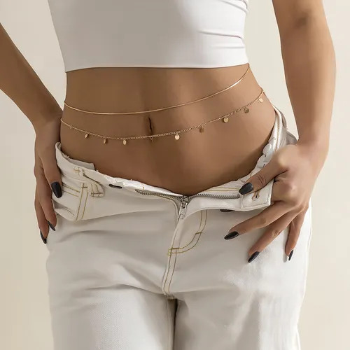 BAST - Set of 2: Alloy Waist Chain (various designs) | YesStyle Global