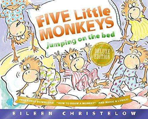 Five Little Monkeys Jumping on the Bed Deluxe Edition (A Five Little Monkeys Story) | Amazon (US)