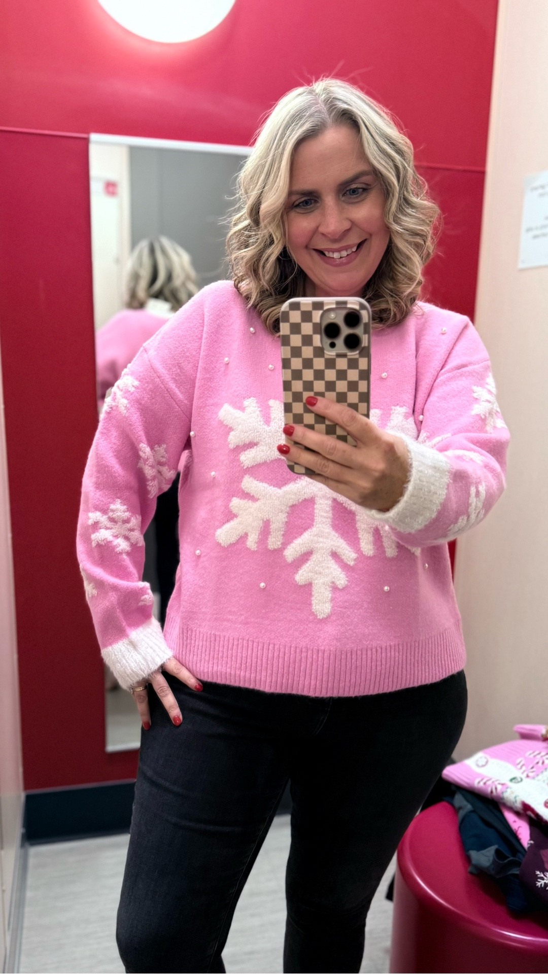 Target has killed it this year with the cute holiday sweaters! The pink snowflake one is my fave? Which one is your favorite? 
🎄❄️⛄️🎄🎁

#LTKSeasonal #LTKHoliday #LTKFindsUnder50