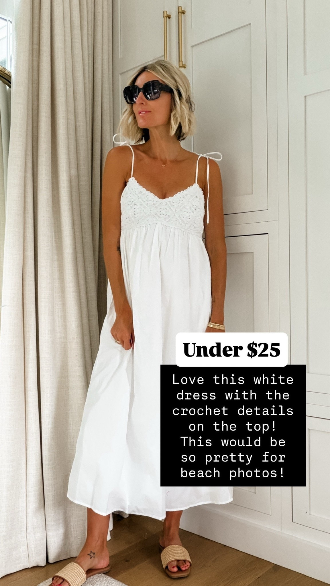 This white dress would be so pretty for photos on the beach! Currently 40% off this week! Wearing S!

Loverly Grey, summer dress, white dress, Target sale, July 4th sale

#LTKSeasonal #LTKSaleAlert