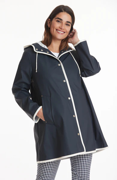 Block Island Rain Coat - Navy | tyler boe