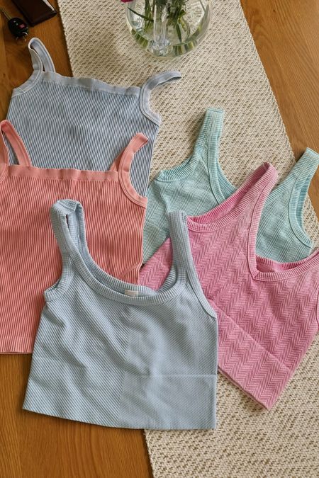restock of my fav tanks! I wear these by themselves or as a bra under things every day. Such a staple! 


#LTKFindsUnder50 #LTKSummerSales #LTKSeasonal